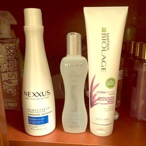 Hair products nexxus biosilk ,  biolage